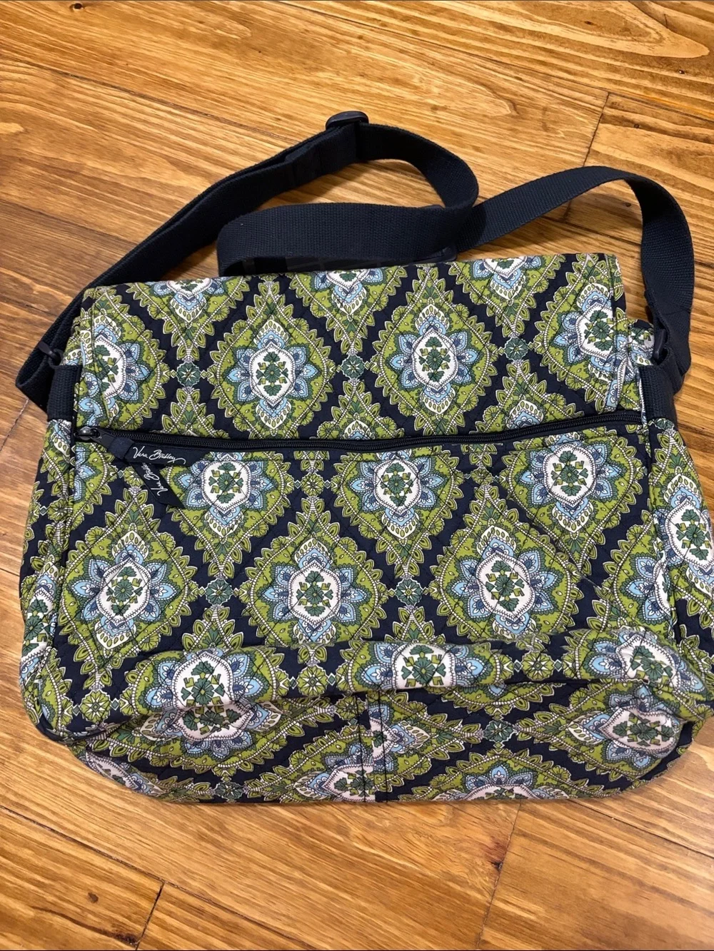 Vintage Vera Bradley Messenger Bag in Cambridge Pattern, in excellent condition - Picture 5 of 6